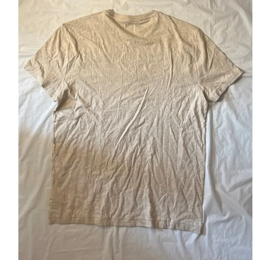 Polo Ralph Lauren Men's L Custom Slim Fit Light Brown Heather T Shirt NWT